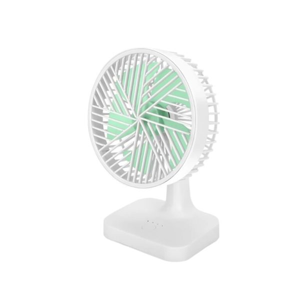 Rechargeable Mini Table Fan – Green